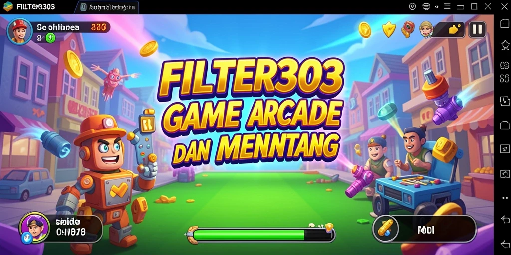 Tampilan gameplay FILTER303 yang seru dan menantang.