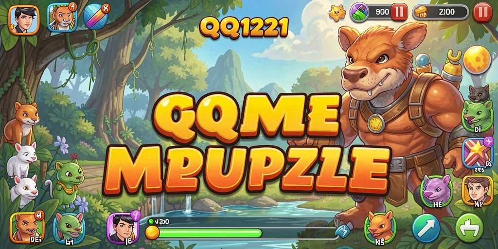 Screenshot menunjukkan momen seru saat menyelesaikan teka-teki di QQ1221.
