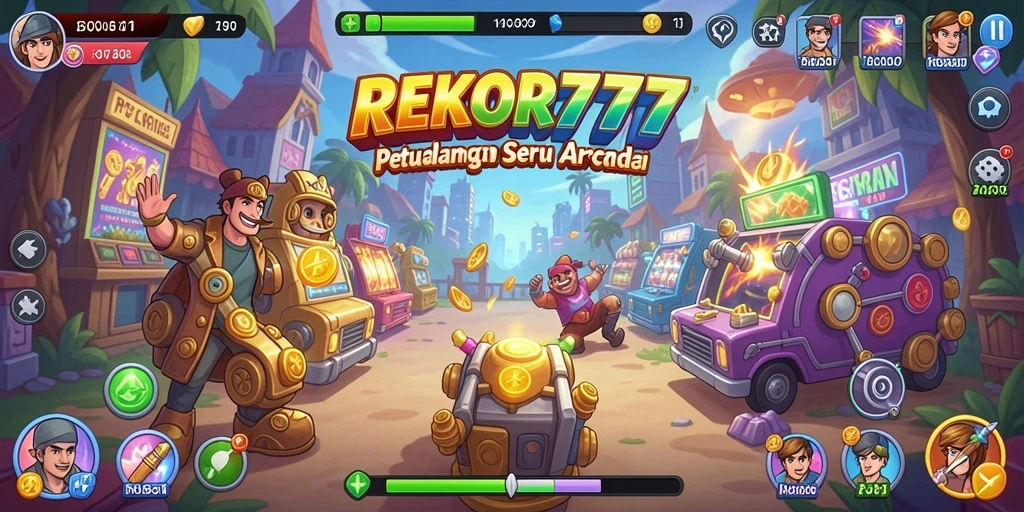 Tampilan menegangkan dari gameplay REKOR777 yang adiktif.