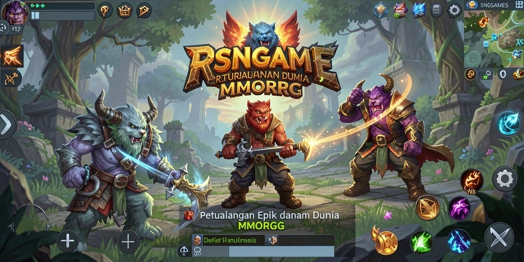 Tampilan menarik dari gameplay RSNGAME dengan aksi petualangan seru.