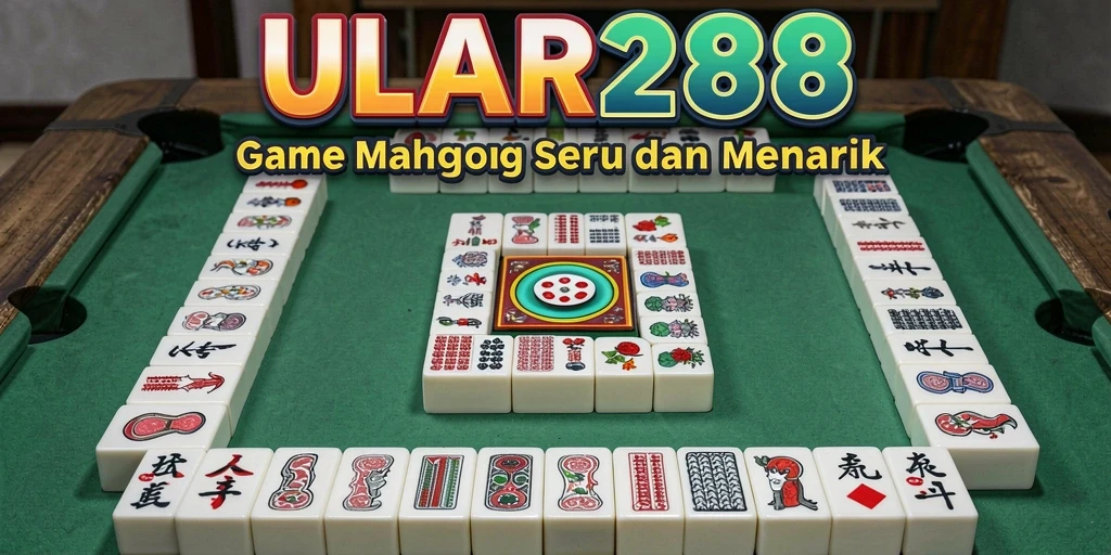 Tampilan gameplay ULAR288 dengan suasana Mahjong yang seru.
