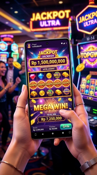 Screenshot aplikasi dengan banyak pilihan kategori di toopgws.